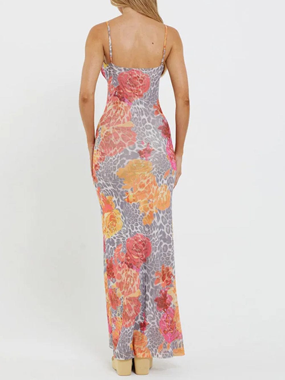 Backless Maxi Dress - Fashionpara