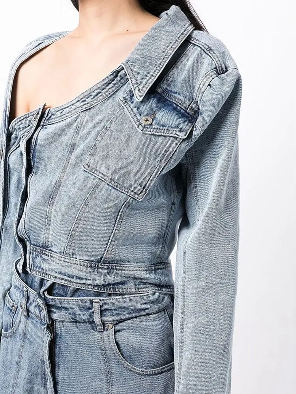 Streetwear Denim Coat - Fashionpara