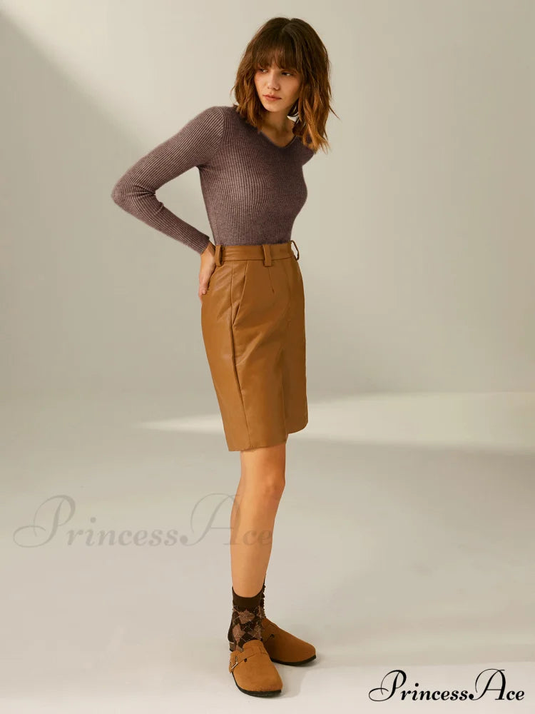 Clouds Ribbed Graceful Pullover Sweater