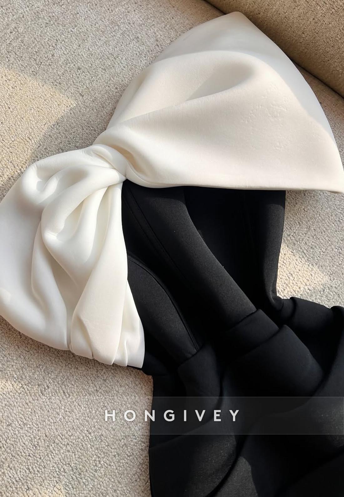 Mini Cocktail Dresses Bowknot Off the Shoulder Pleated Homecoming Dresses