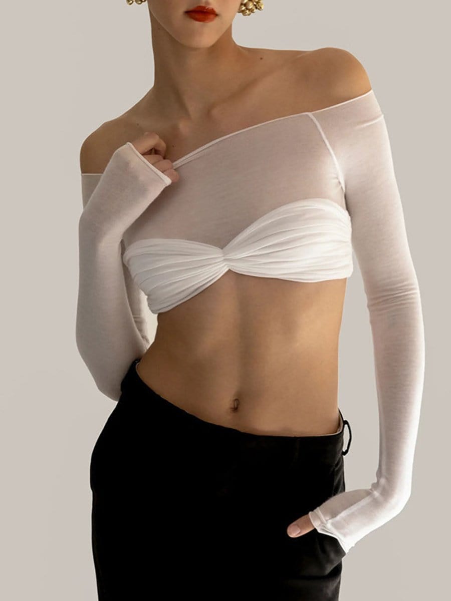 Knit Off Shoulder - Fashionpara