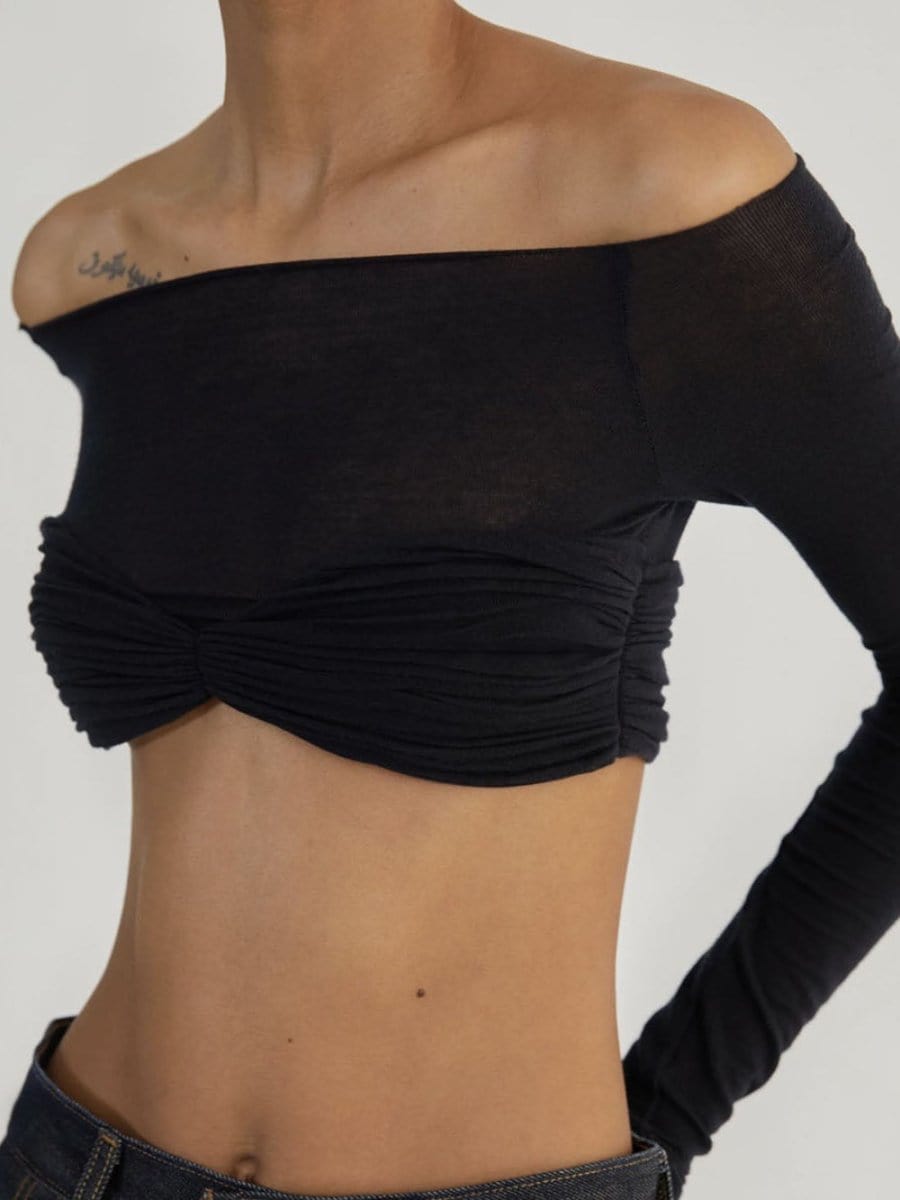 Knit Off Shoulder - Fashionpara