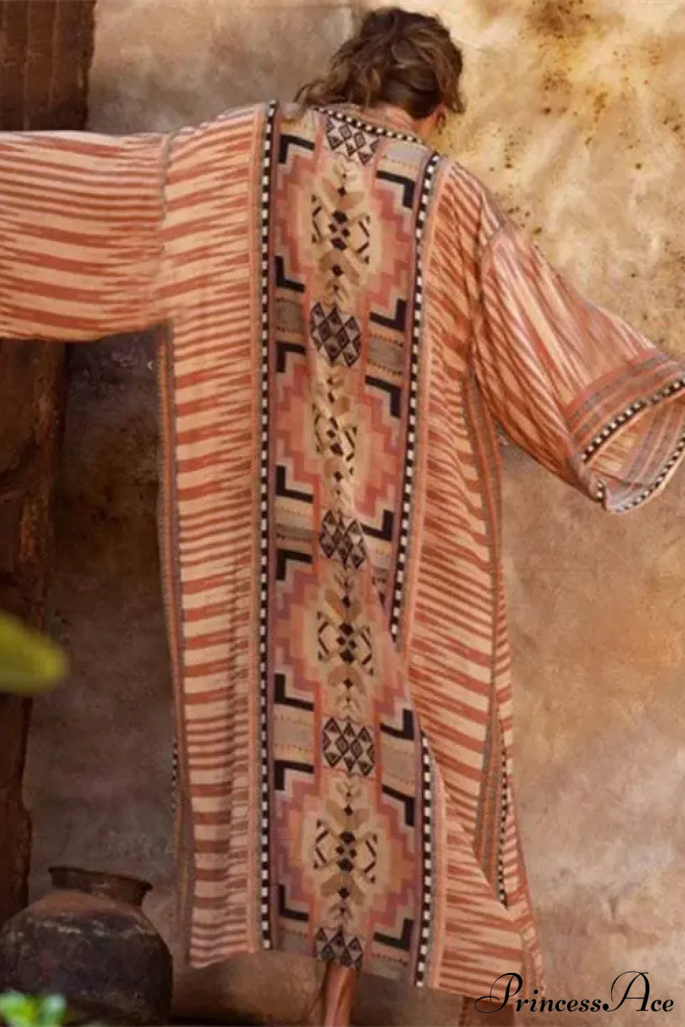 Cotton Floral Print Kimono Cover-up