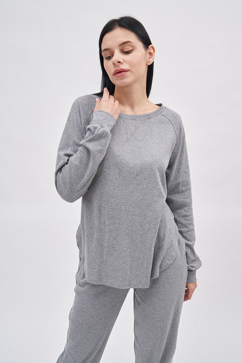 Casual Two pieces Cotton Pajamas - Fashionpara