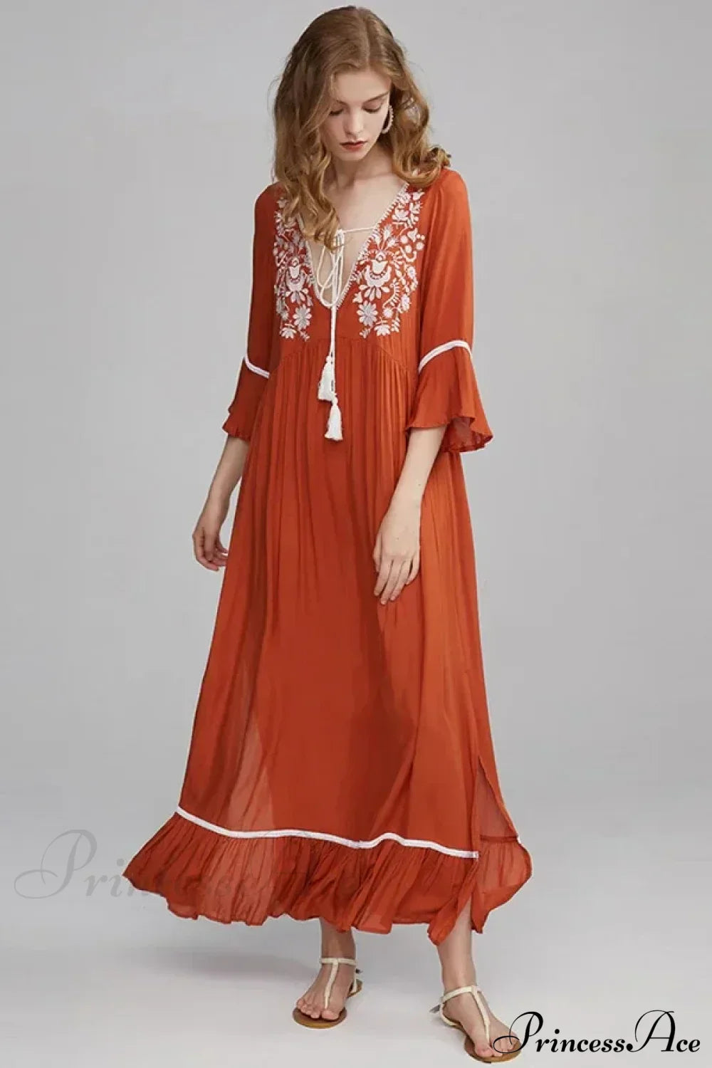 Cotton Rayon Boho Dress