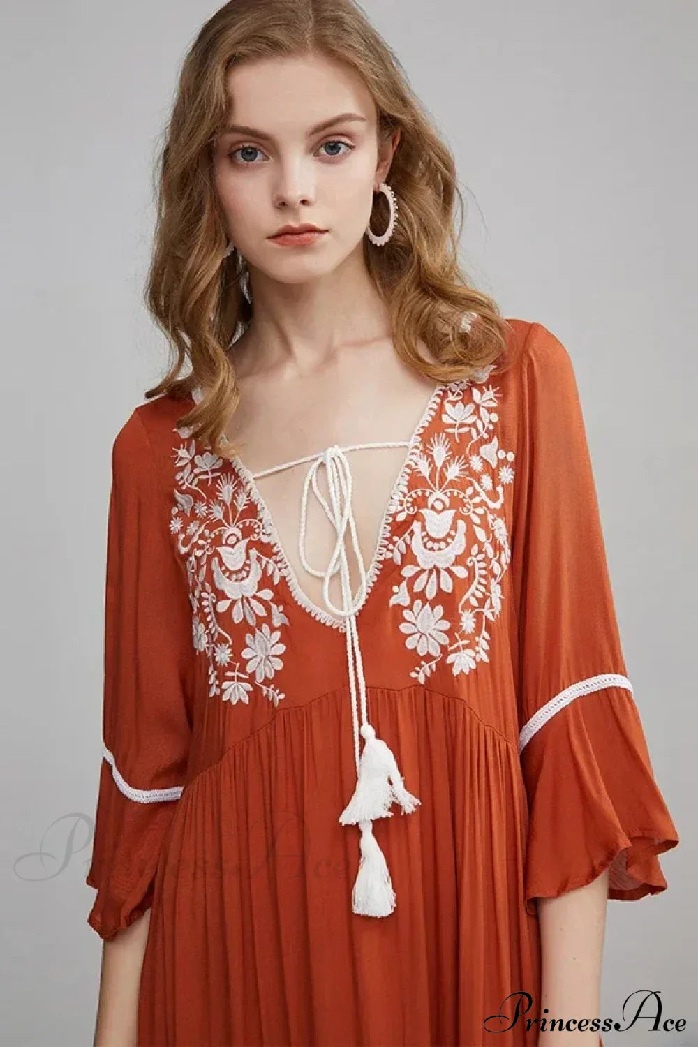 Cotton Rayon Boho Dress