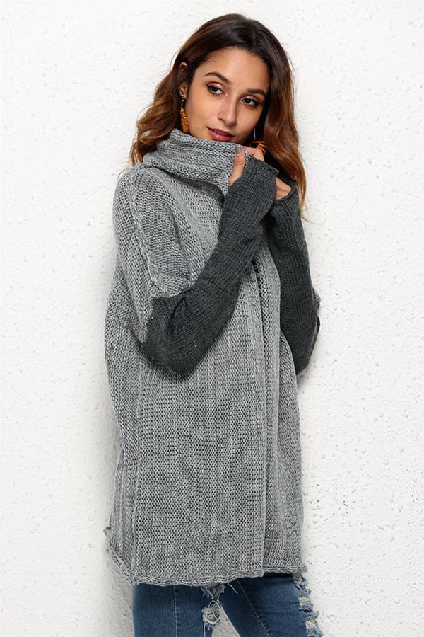 RadyRin Cozy Turtleneck Pullover Sweater for Effortless Style