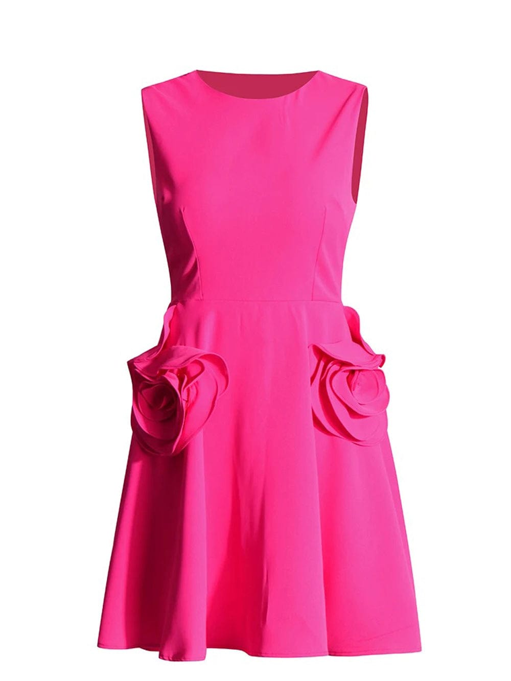 Appliques Sleeveless Mini - Fashionpara