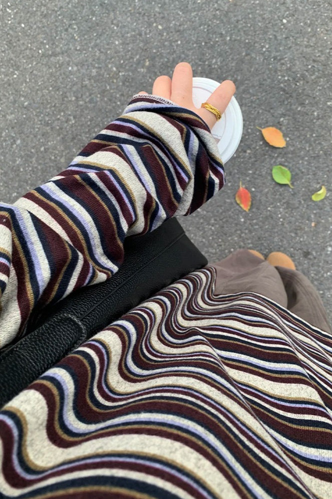 Striped Relaxed Fit Sweatshirt 5