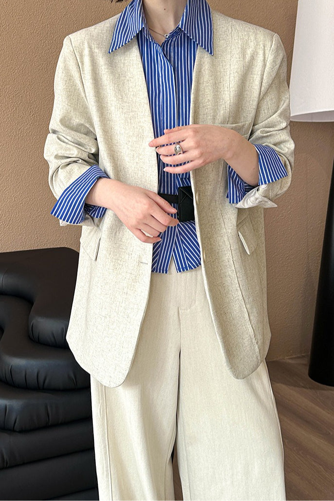 Casual V-Neck Blazer 5