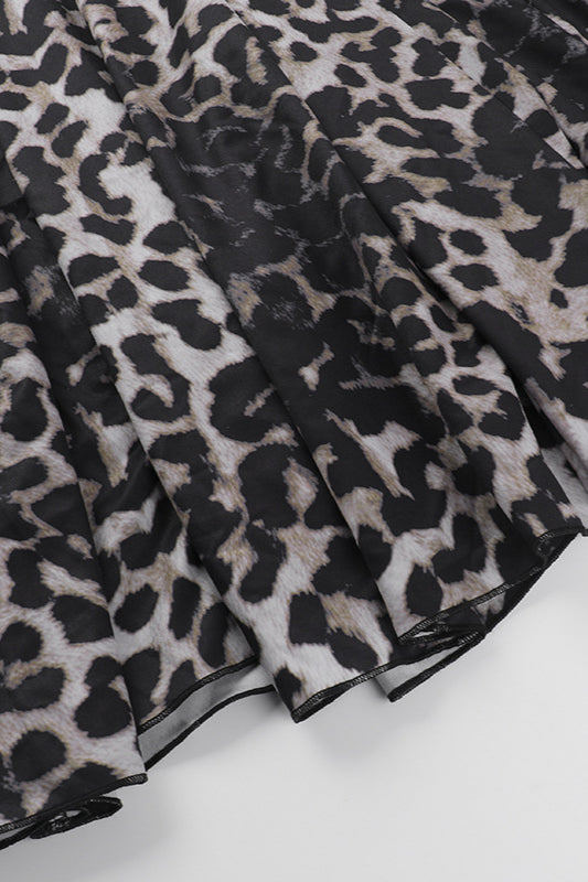 Leopard Print Sexy Slip Dress Party Dress