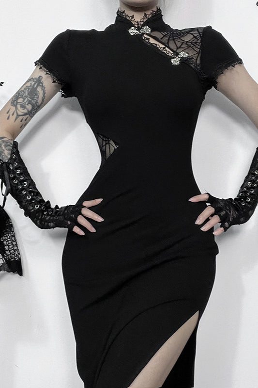 Elegant Fusion Gothic Dress