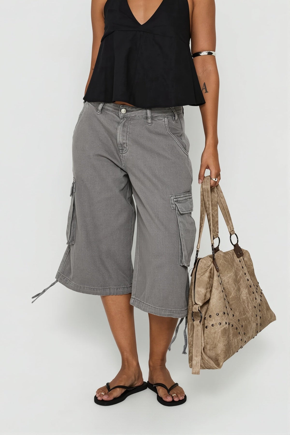 Camo Cargo Bermuda Pants