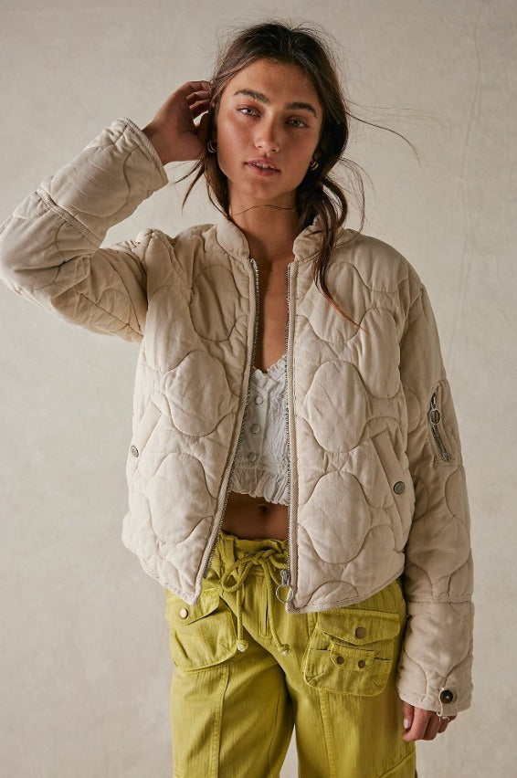 Vintage Urban Casual Quilted Stand-Collar Coat for Style