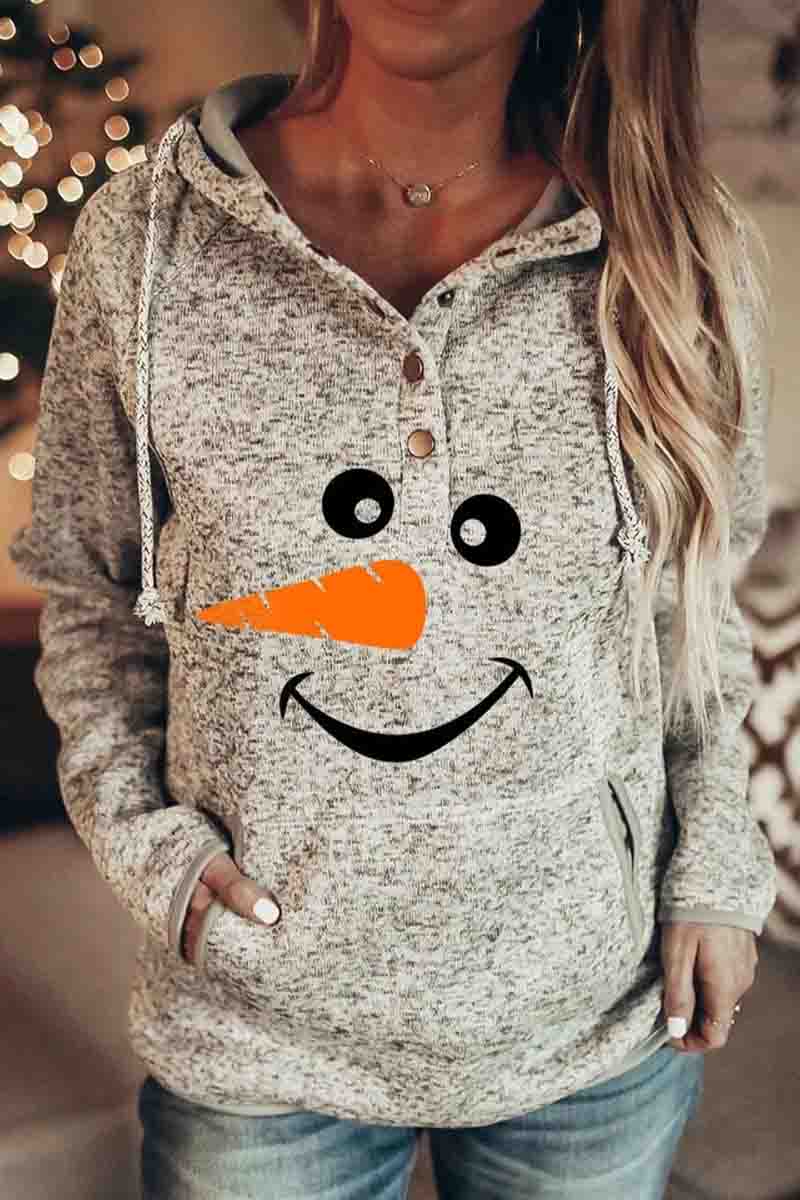 Women Printed Paneled Street Sweatshirt Fashionpara