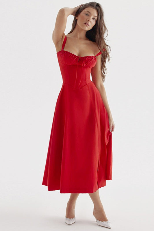 Bustier A-Line Slip Dress - View 4