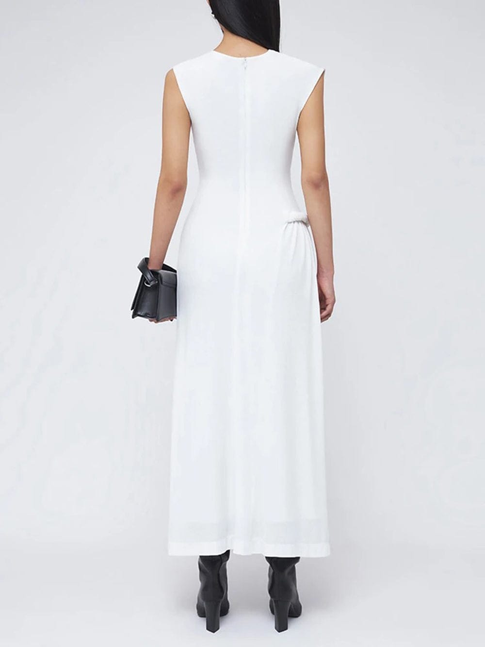Fold Sleeveless Midi - Fashionpara