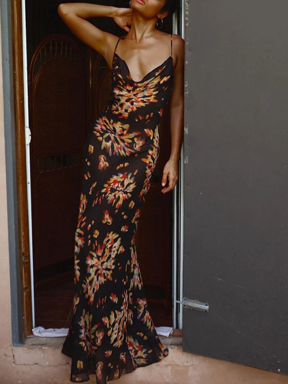 Floral Maxi Dress - Fashionpara