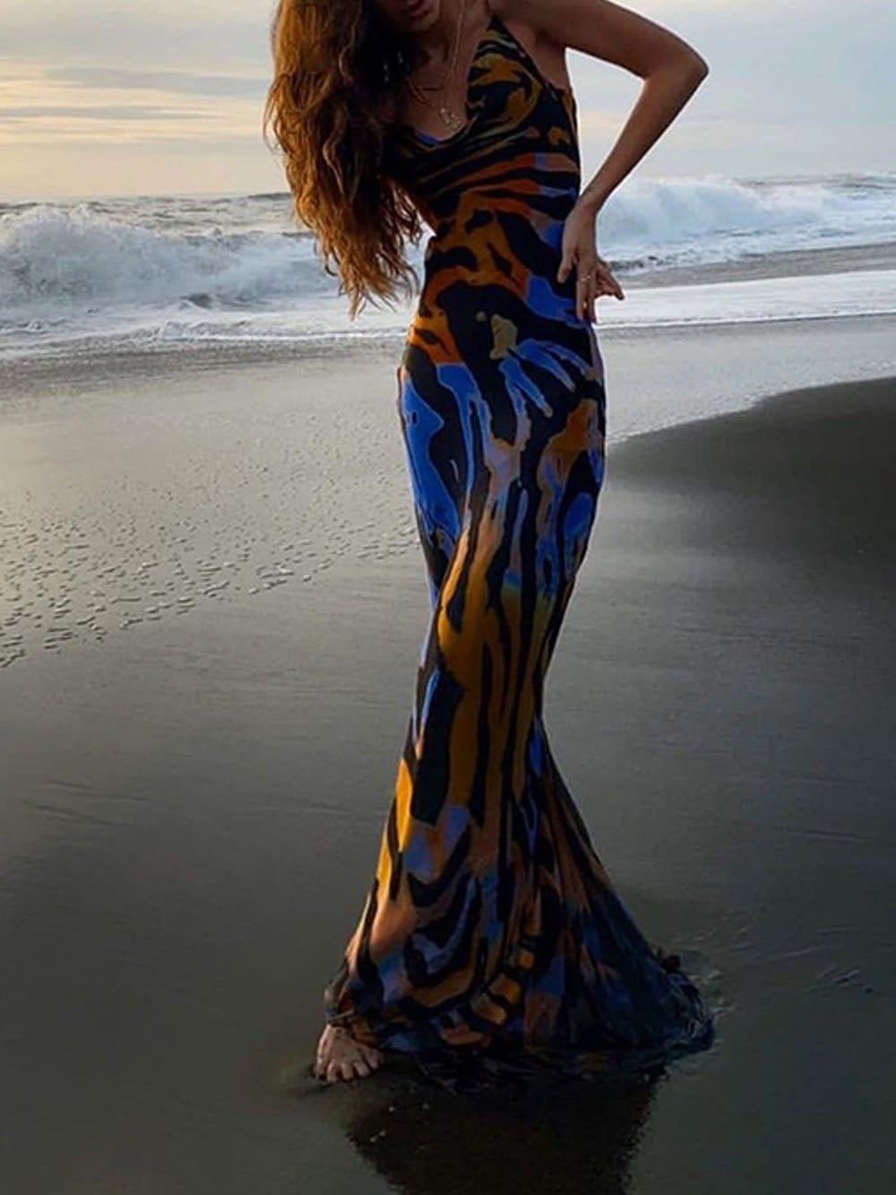 Floral Maxi Dress - Fashionpara