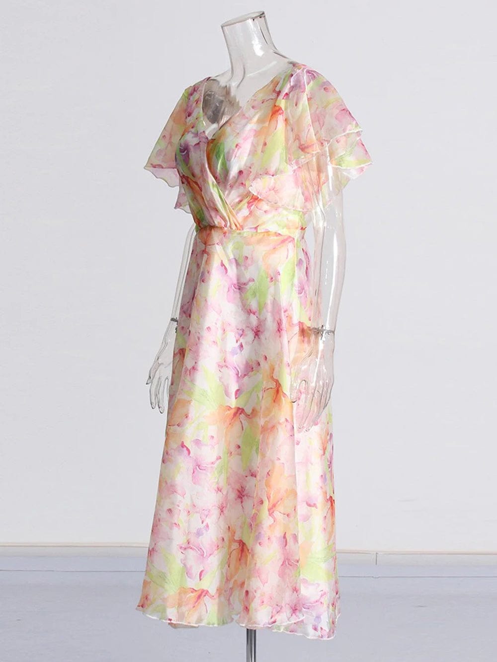 Butterfly Midi Dress - Fashionpara