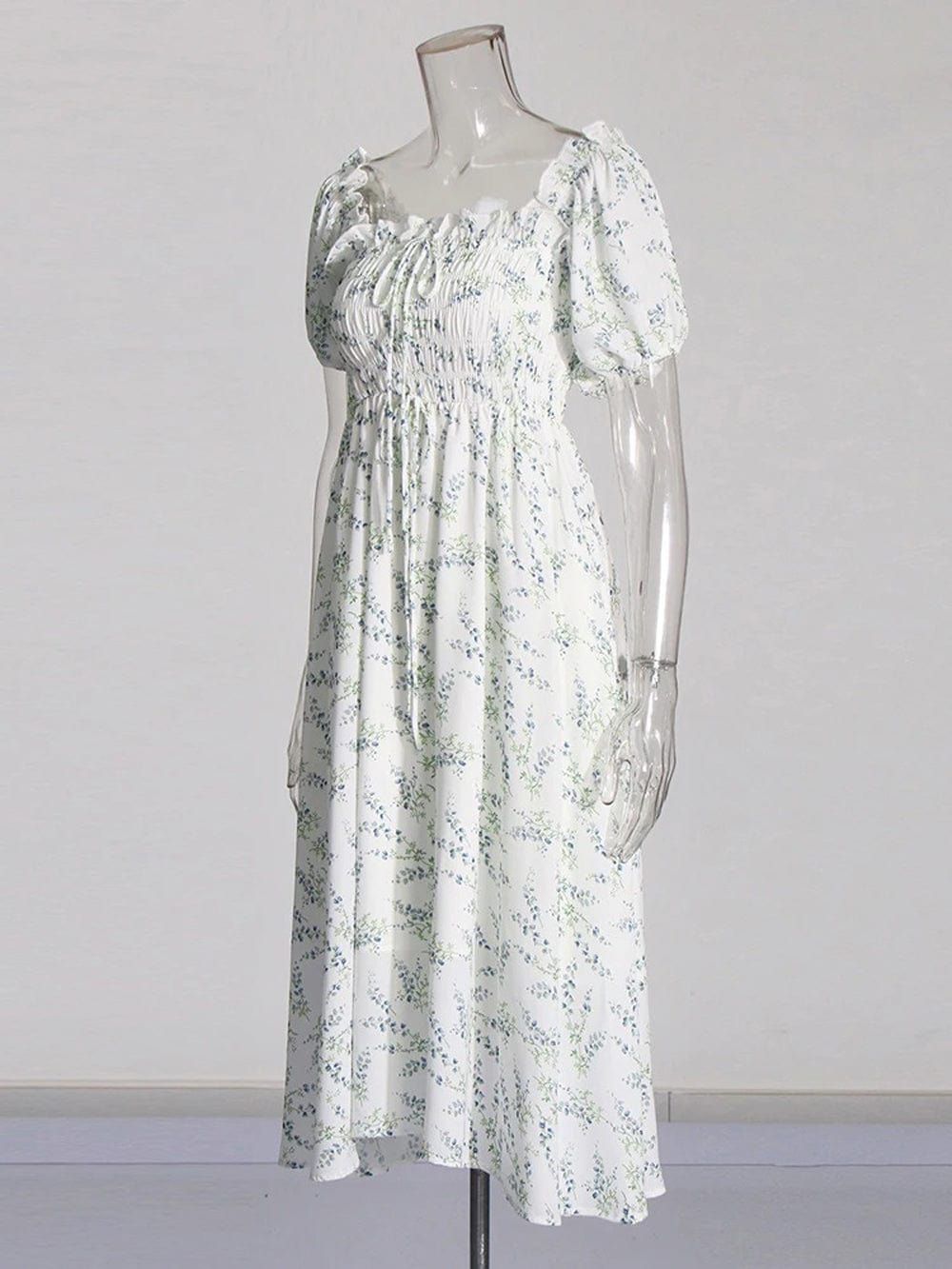 Square Midi Dress - Fashionpara