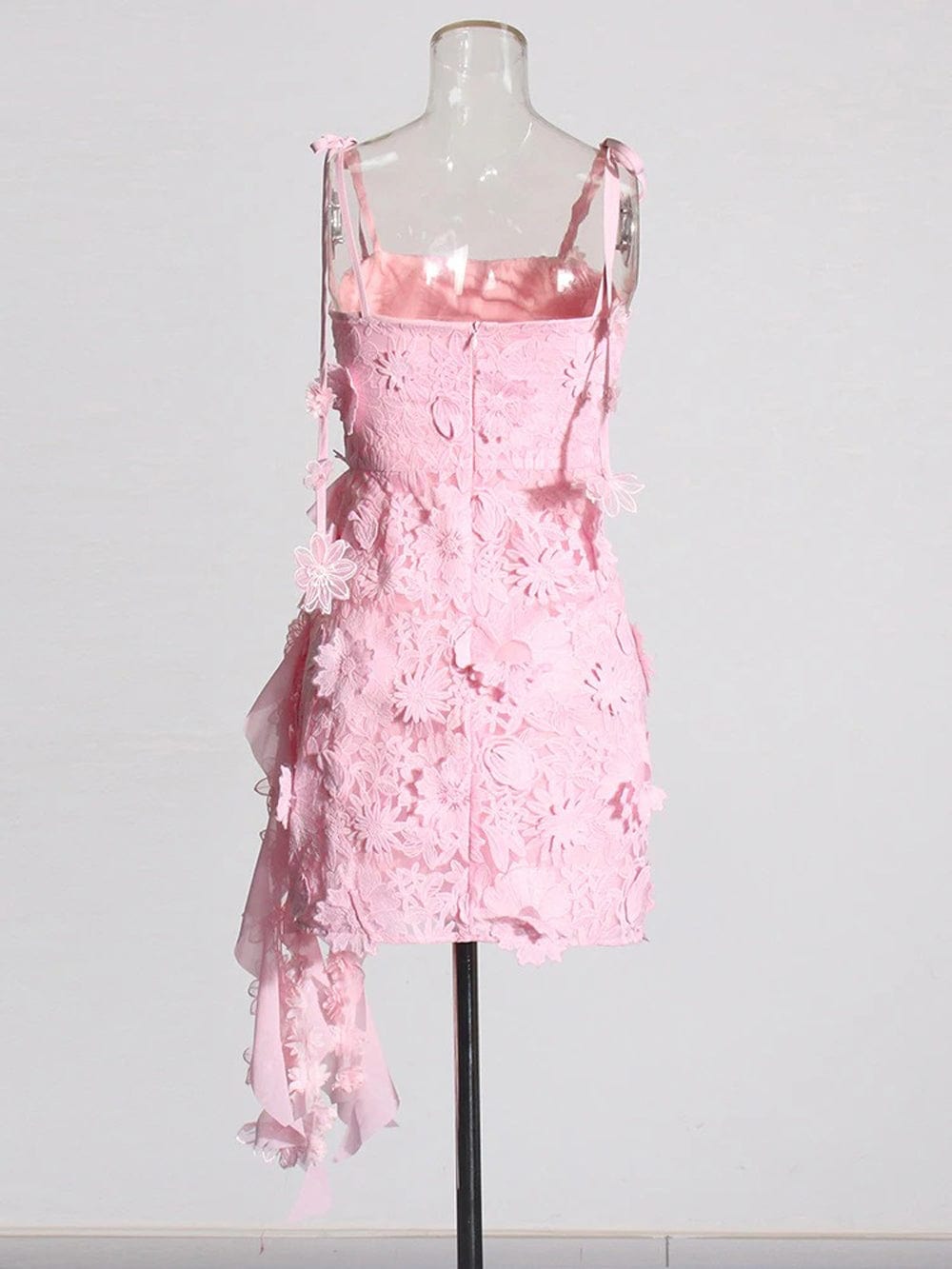 Appliques Sleeveless Mini - Fashionpara