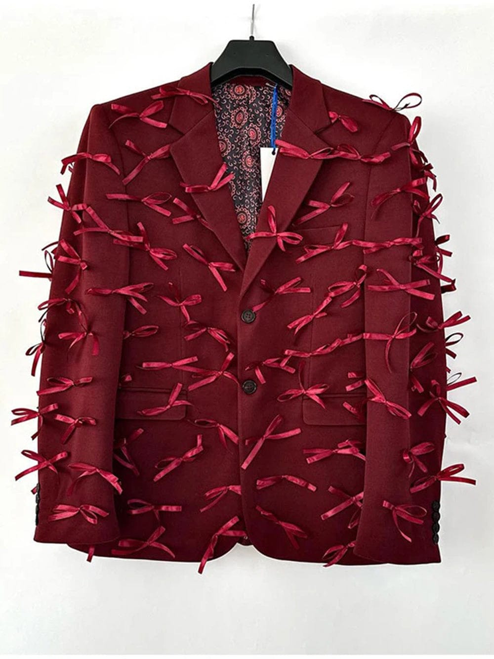 Bowknot Casual Blazer - Fashionpara