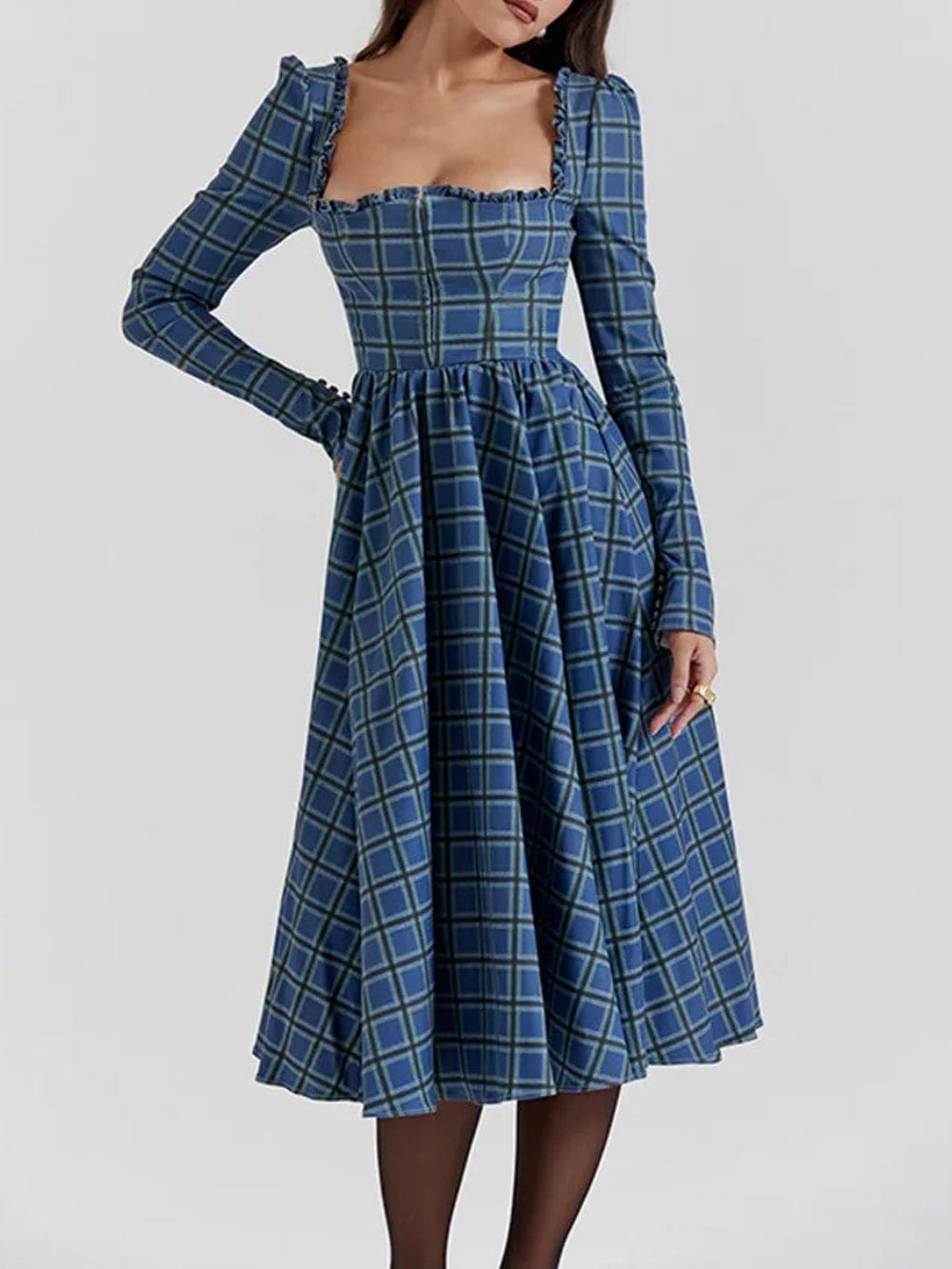 Flower Waist Midi - Fashionpara