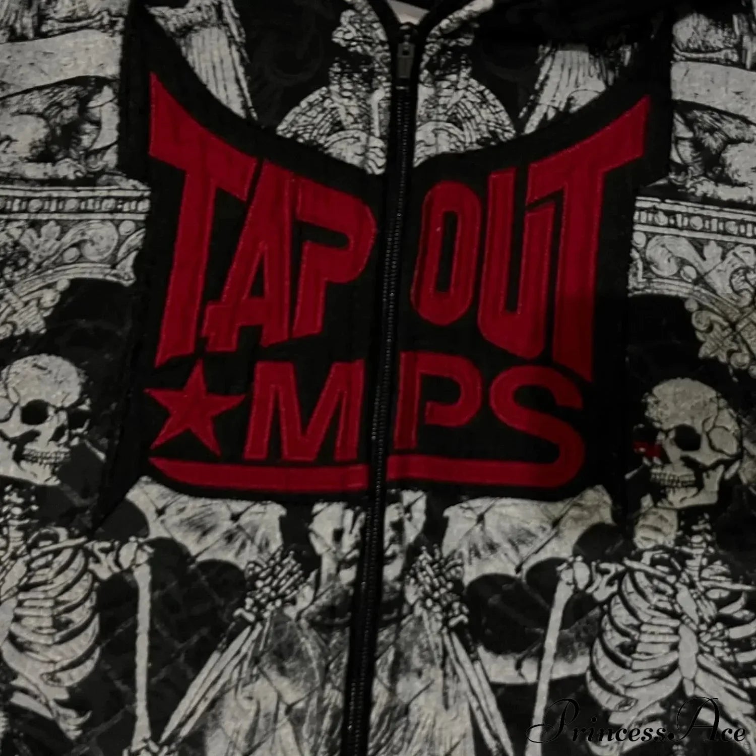 Dark Crimson Letter Antique Hoodie