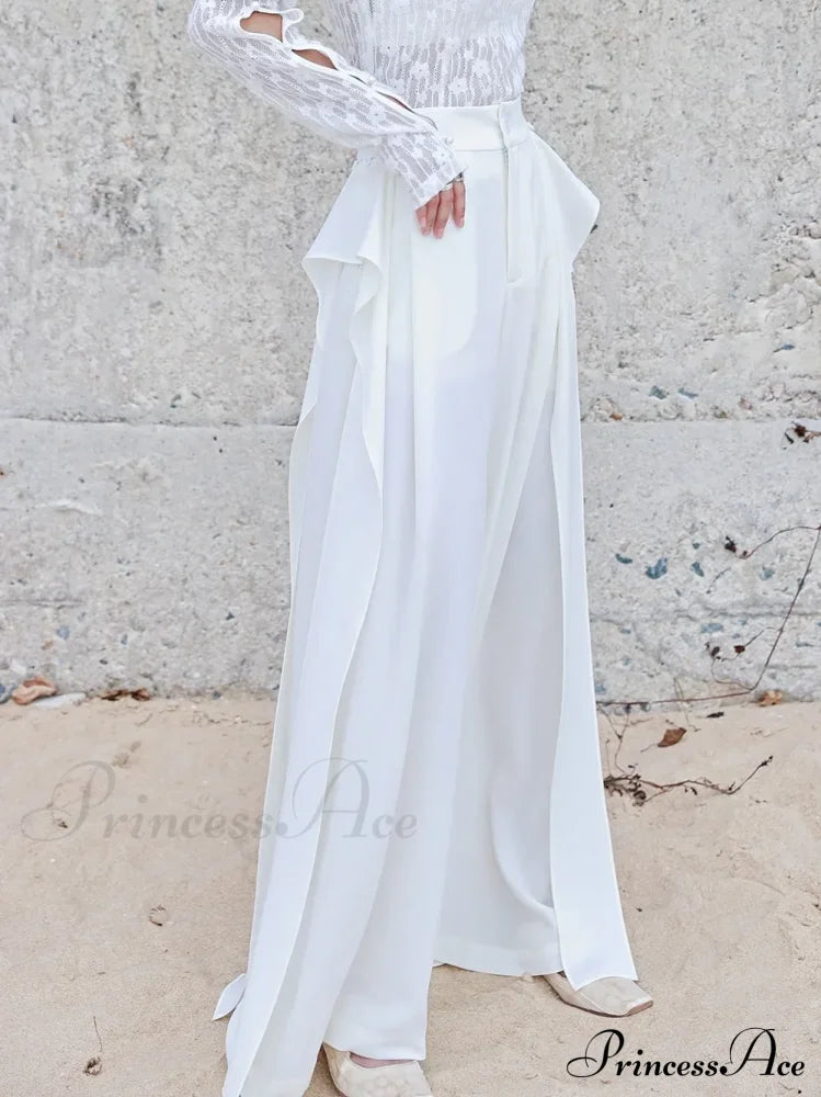 Dark Design Détachable Patch Large Leggings Vintage Pants