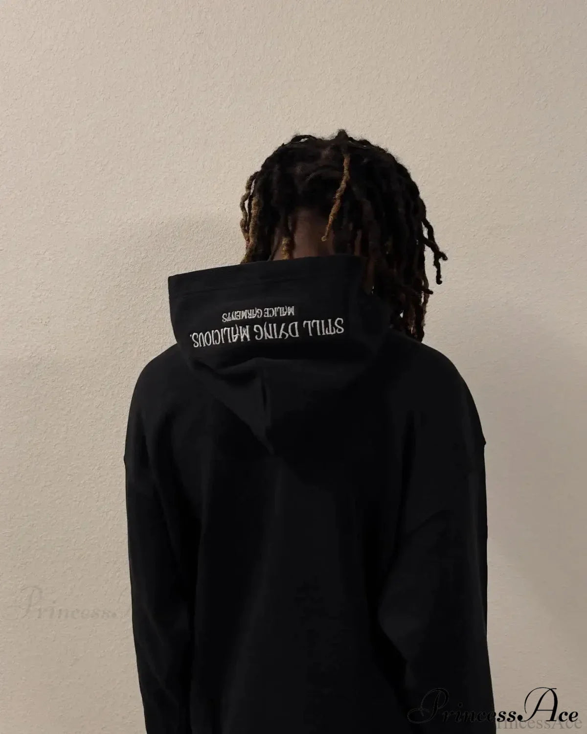 Dark Dirty Pictorial Print Hoodie