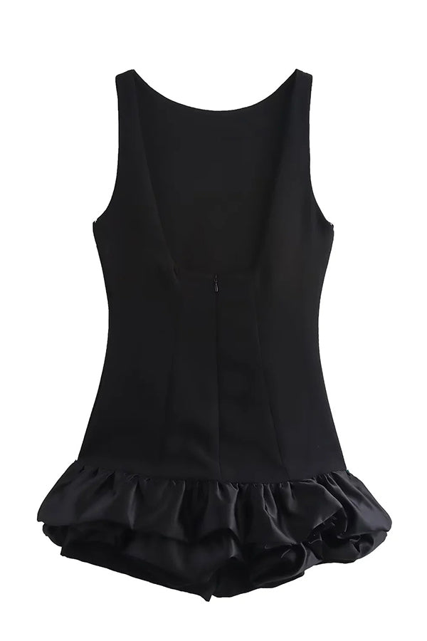 Lace Long Sleeve Halter Neck A-Line Midi Dress - View 5