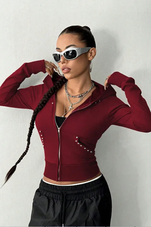 Retro Long Sleeve Hoodie