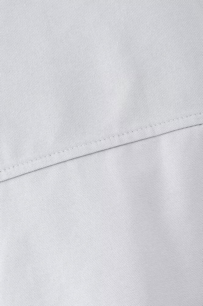 Sophisticated Polo Collar Trench Fabric Shirt Coat for Style