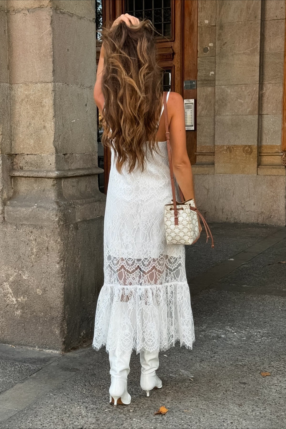 Fringe Halter Backless Boho Dress