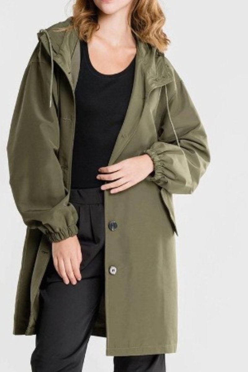 Hooded  Water  Resistant  Windbraker  Jacket  Fashionpara