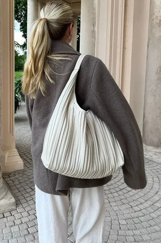 Double Breasted Wool Short Notch Lapel Coat - Fashionpara