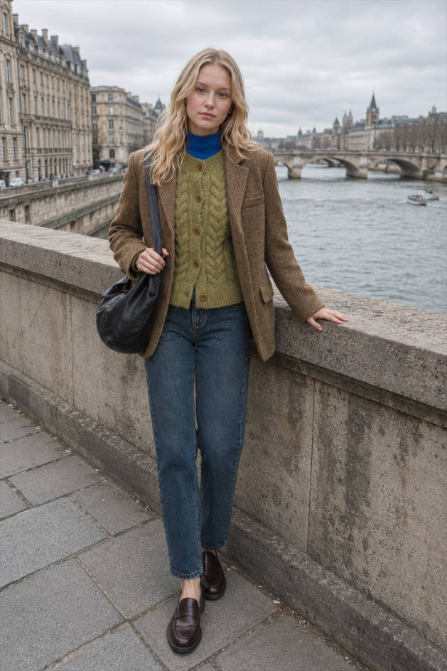 Wool Blend Blazer