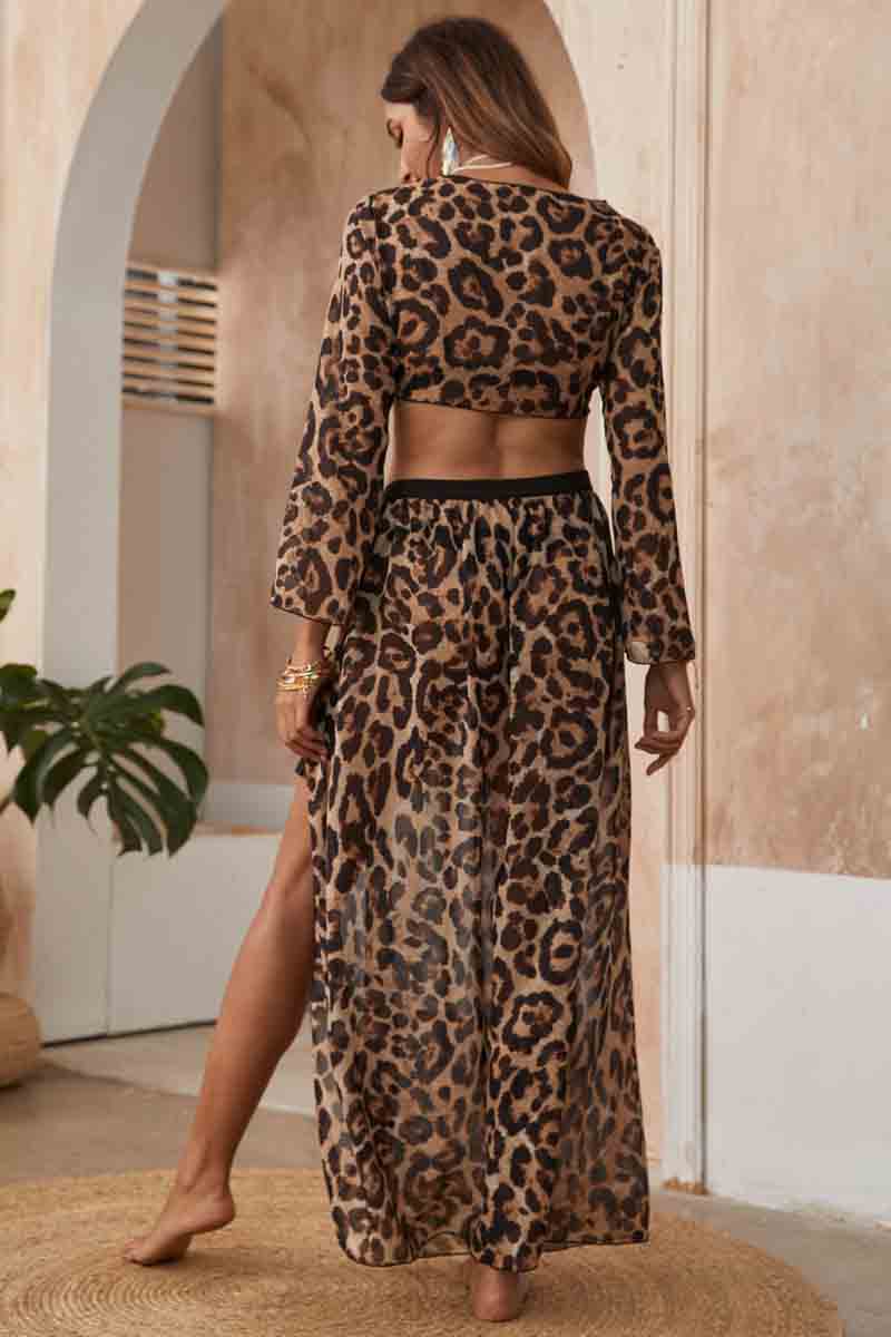 2 Pack Leopard Top and Skirt Set  Fashionpara