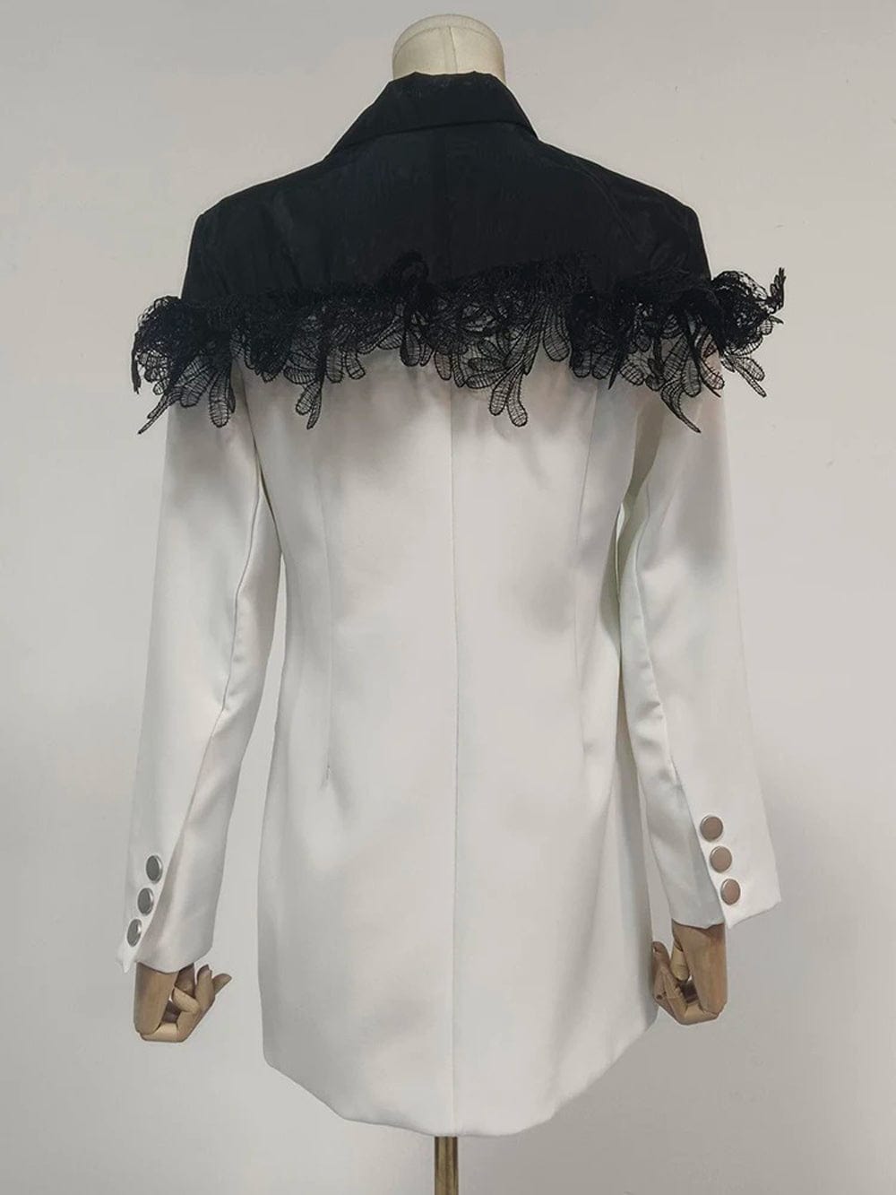 Breasted Slim Blazer - Fashionpara