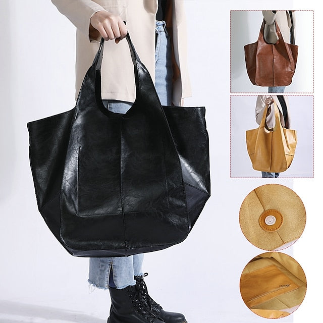 Men's PU Party Leather Bag Shoulder Handbag