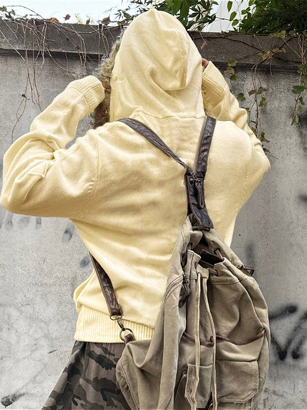 Vintage Graphic Zip Up Hoodie