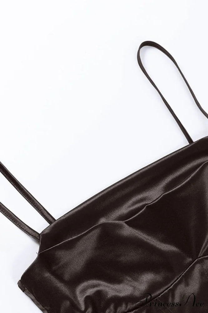 Cropped Sequin Graceful Halter Corset Top