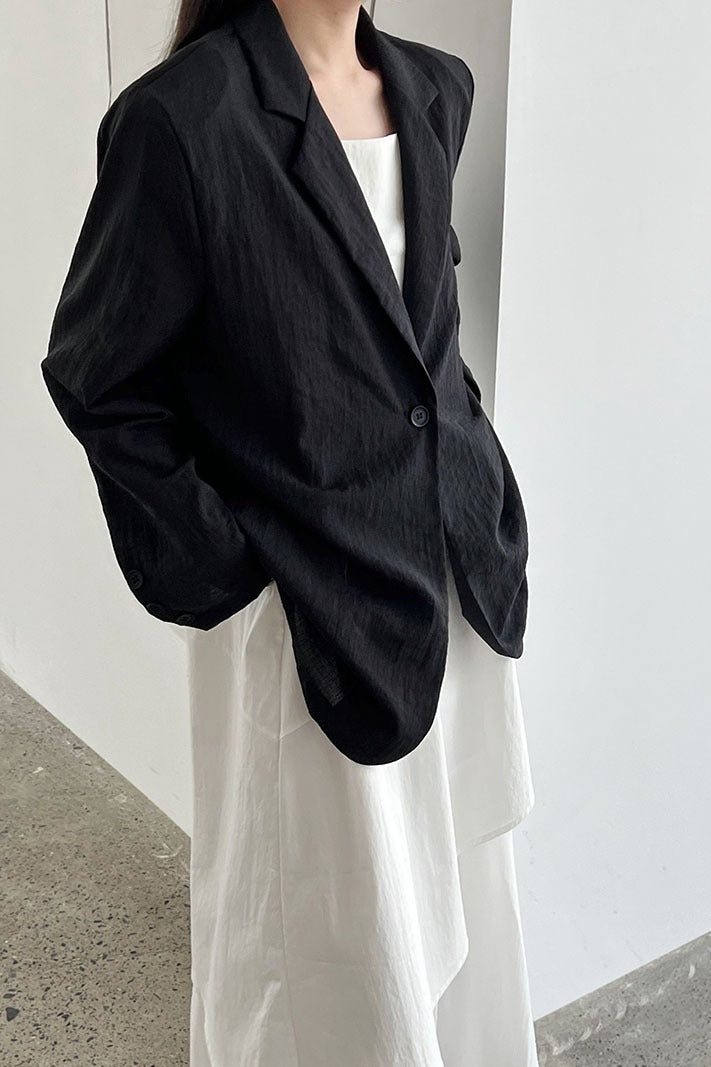 Lightweight Linen-Look Blazer 9