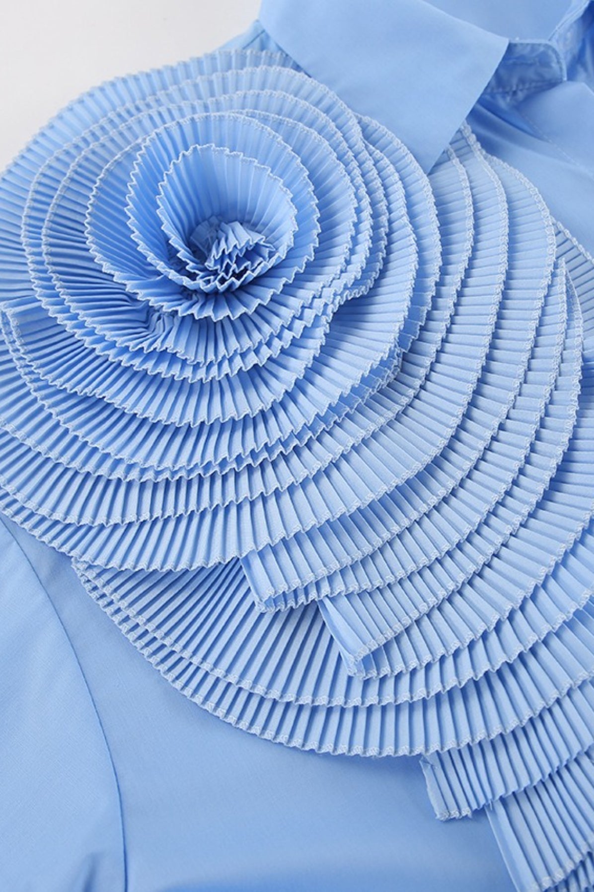 White Floral Drop Shoulder Oversized Dressy Casual Blouse - Fashionpara