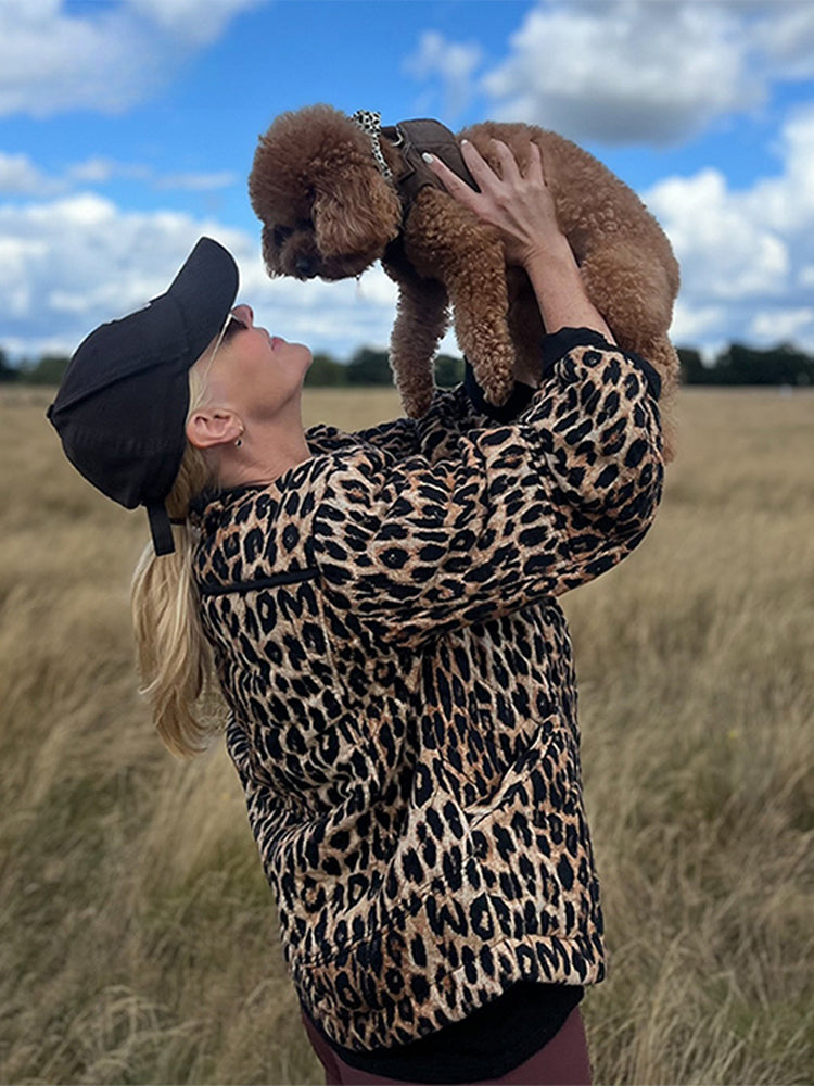 Winter Leopard Print Jacket 3