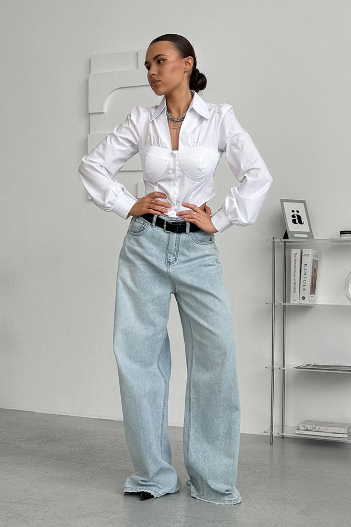 Sophisticated Poly Cotton Blouse