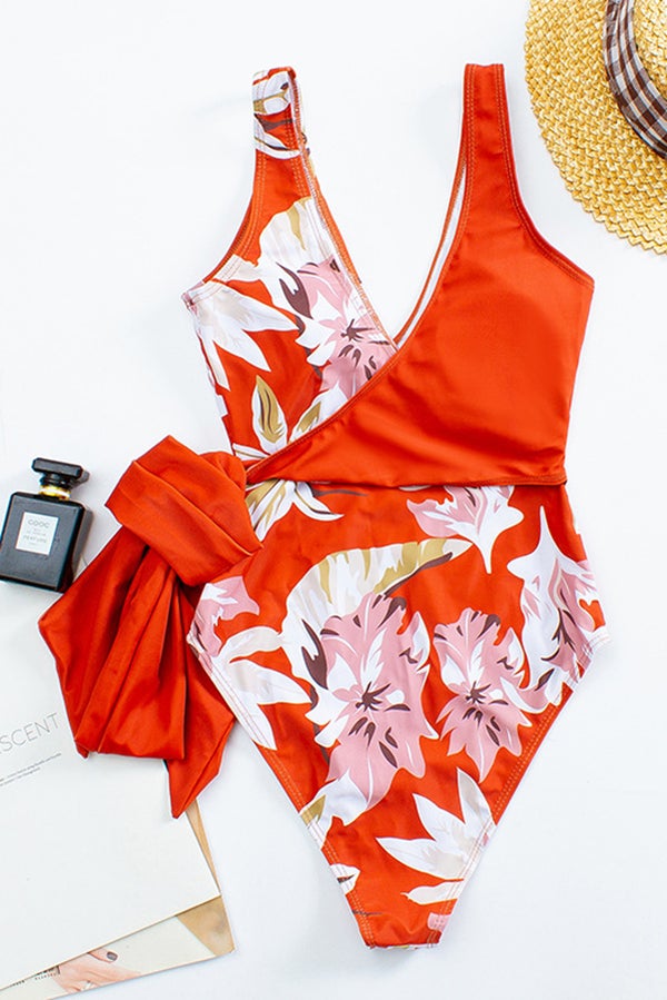 Colorful and Cute Lemon Print Bikini Swimsuit - Fashionpara