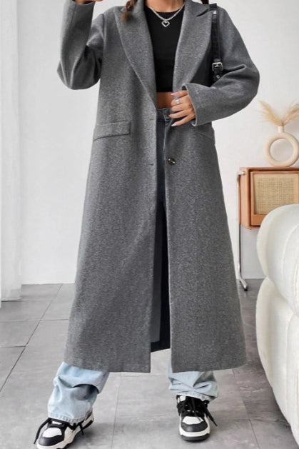 Minimalist Wool Duster Coat 4