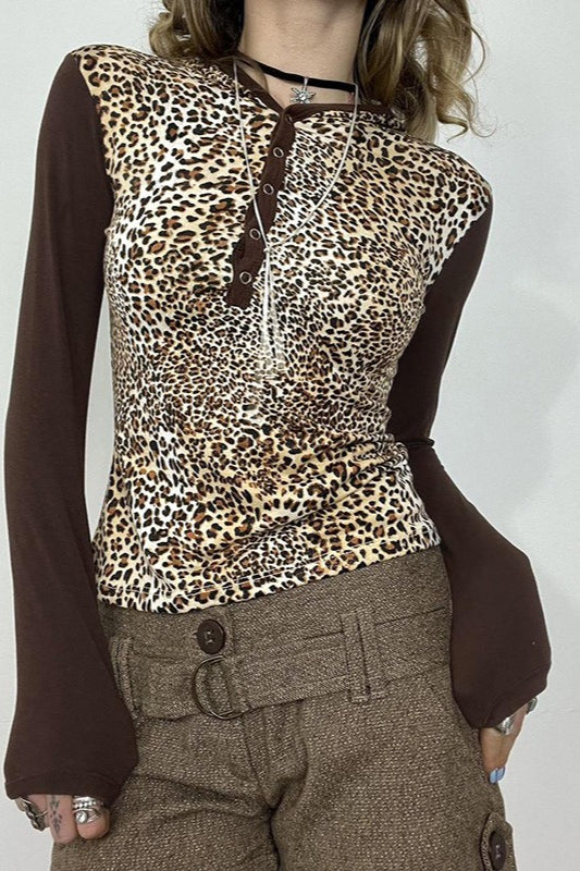 Contrast Raglan Sleeve Blouse